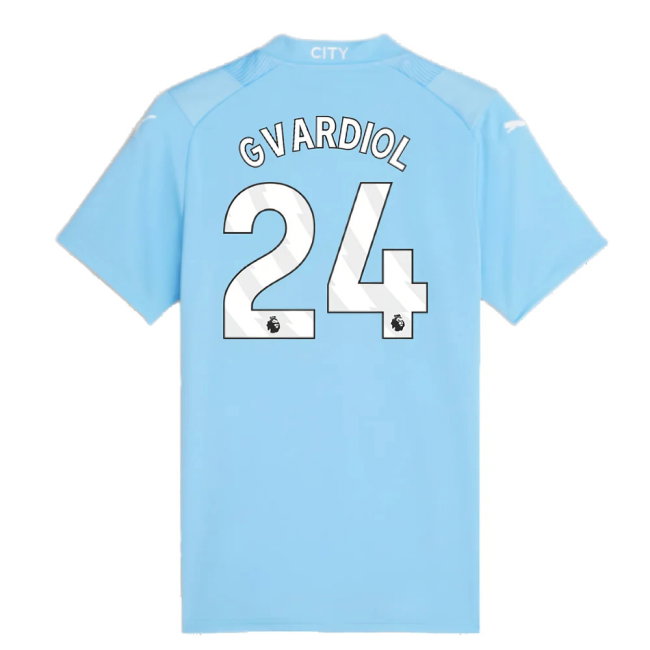 2023-2024 Man City Home Shirt (Ladies) (Gvardiol 24)