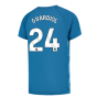 2023-2024 Man City Pre-Match Jersey (Lake Blue) - Kids (Gvardiol 24)