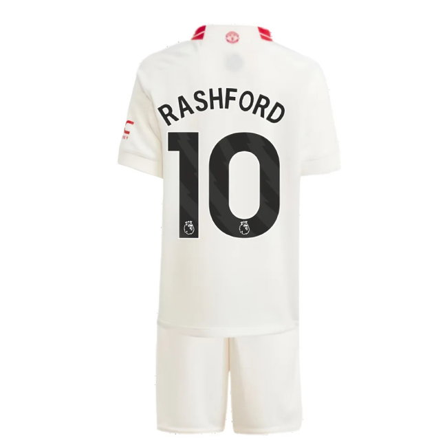 2023-2024 Man Utd Third Mini Kit (Rashford 10)