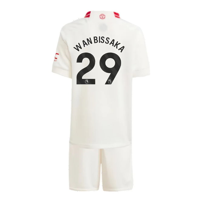2023-2024 Man Utd Third Mini Kit (Wan Bissaka 29)