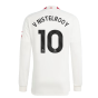 2023-2024 Man Utd Long Sleeve Third Shirt (V Nistelrooy 10)