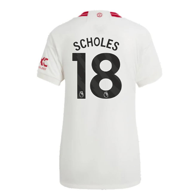 2023-2024 Man Utd Third Shirt (Ladies) (Scholes 18)