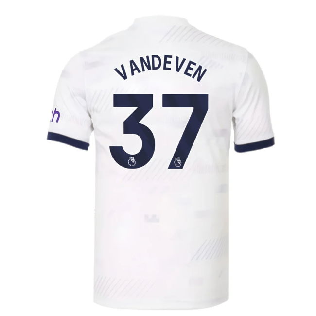 2023-2024 Tottenham Hotspur Home Shirt (Van De Ven 37)
