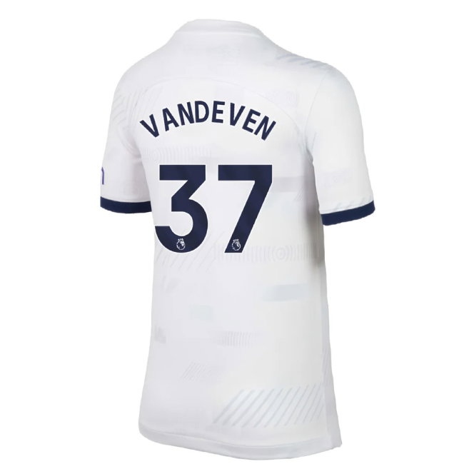 2023-2024 Tottenham Home Shirt (Kids) (Van De Ven 37)