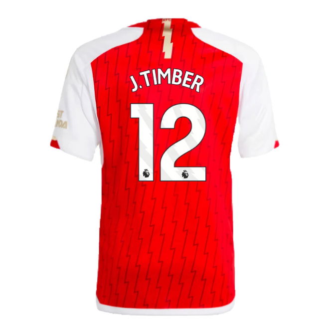 2023-2024 Arsenal Home Shirt (Kids) (J.Timber 12)