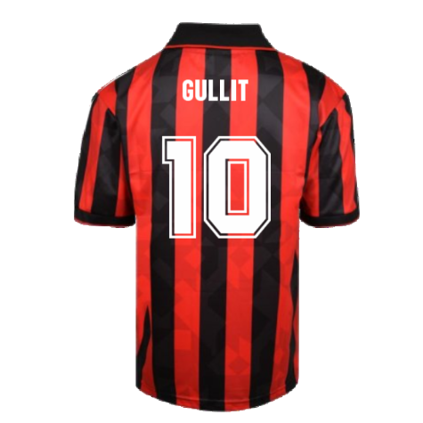 Score Draw AC Milan 1994 Retro Football Shirt (Gullit 10)