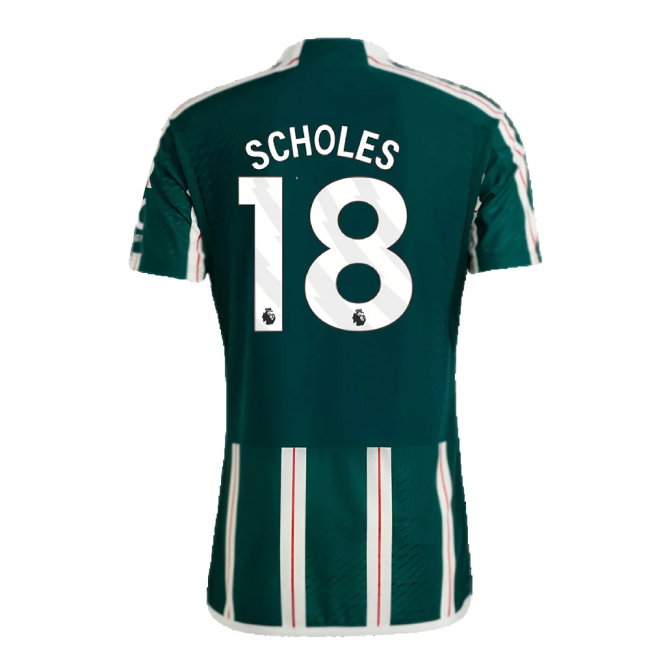 2023-2024 Man Utd Authentic Away Shirt (Scholes 18)