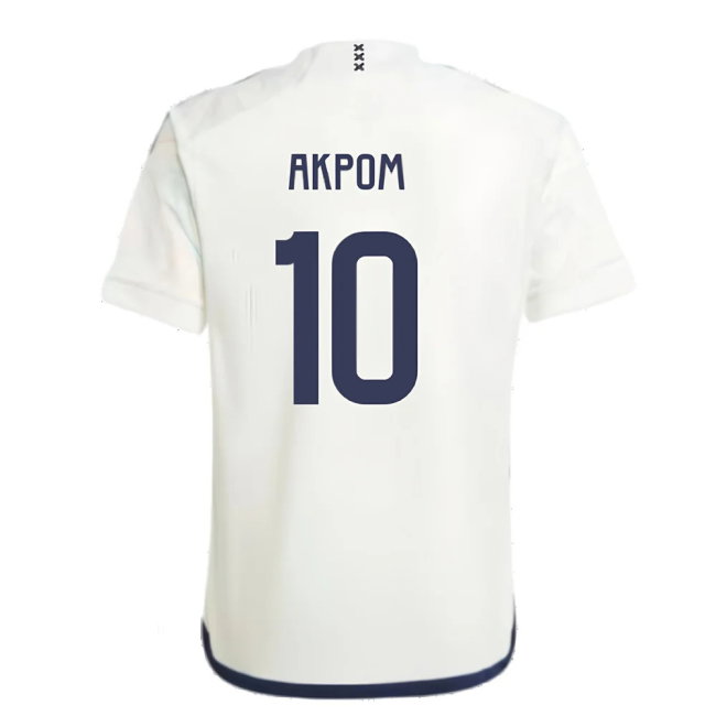2023-2024 Ajax Away Shirt (Kids) (Akpom 10)