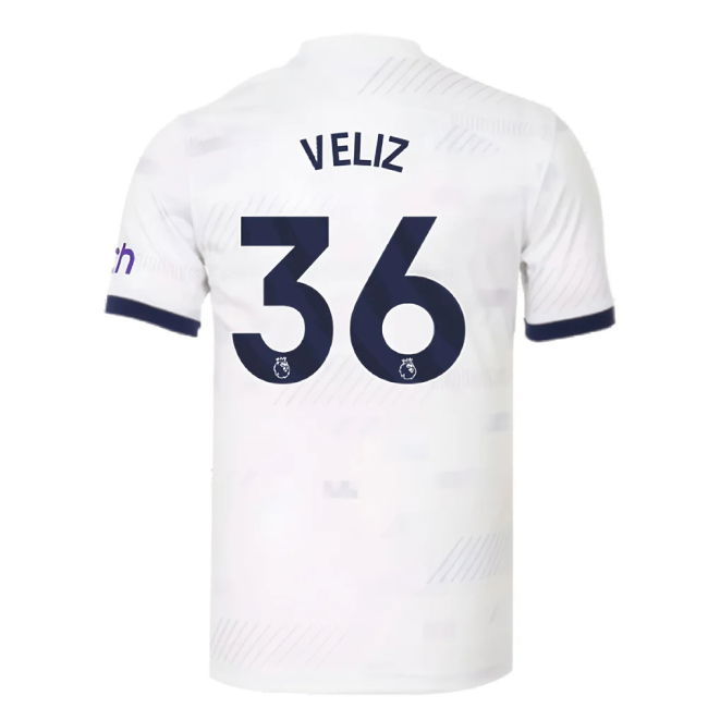 2023-2024 Tottenham Hotspur Home Shirt (Veliz 36)