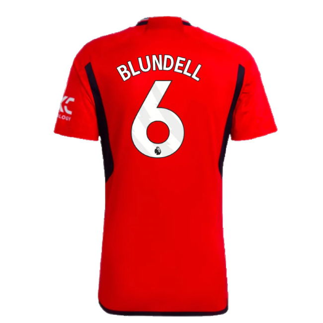 2023-2024 Man Utd Home Shirt (Blundell 6)