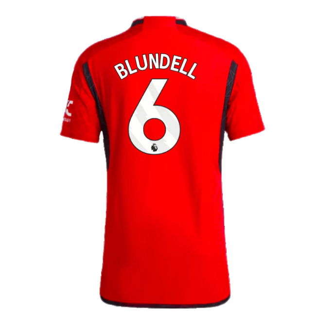 2023-2024 Man Utd Authentic Home Shirt (Blundell 6)