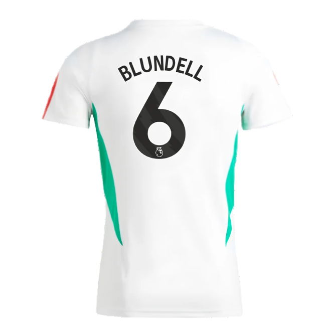 2023-2024 Man Utd Training Jersey (White) - Ladies (Blundell 6)