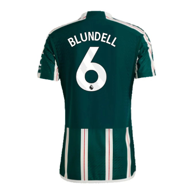 2023-2024 Man Utd Authentic Away Shirt (Blundell 6)