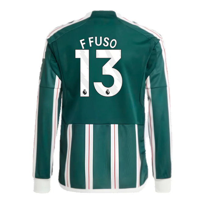 2023-2024 Man Utd Away Long Sleeve Shirt (Kids) (F Fuso 13)