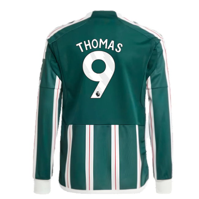 2023-2024 Man Utd Away Long Sleeve Shirt (Kids) (Thomas 9)
