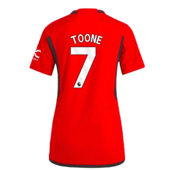 2023-2024 Man Utd Authentic Home Shirt (Ladies) (Toone 7)