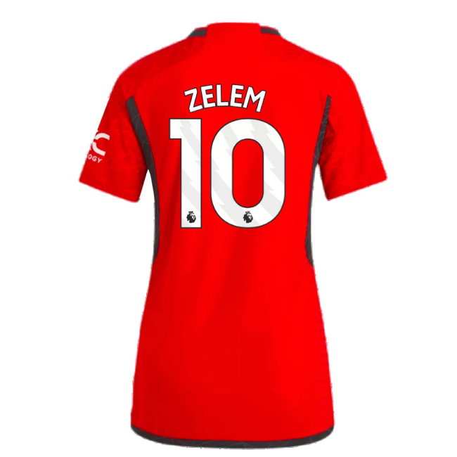 2023-2024 Man Utd Authentic Home Shirt (Ladies) (Zelem 10)