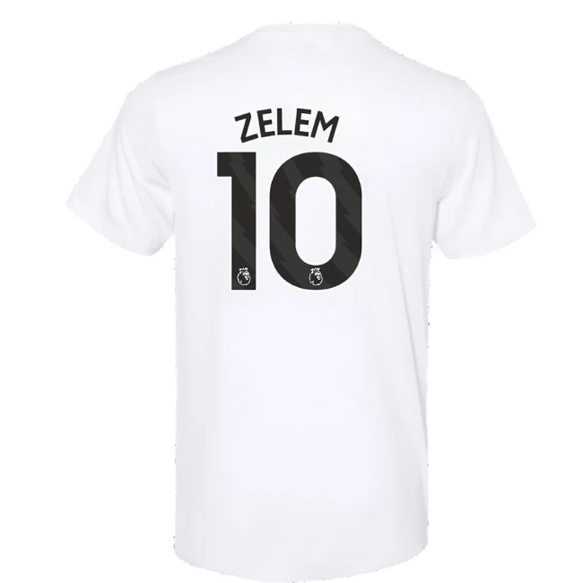 2023-2024 Man Utd Training Tee (White) (Zelem 10)