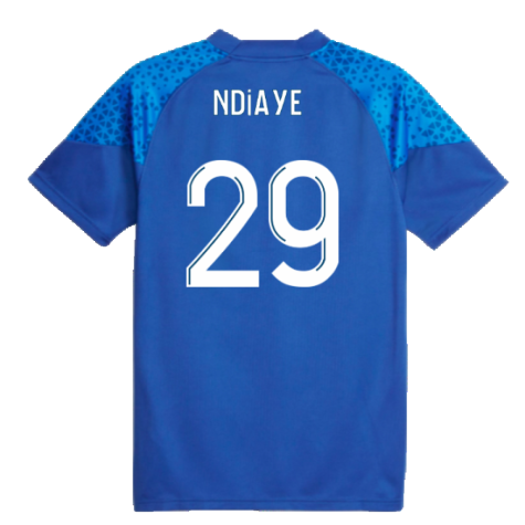 2023-2024 Marseille Training Jersey (Blue) (Ndiaye 29)