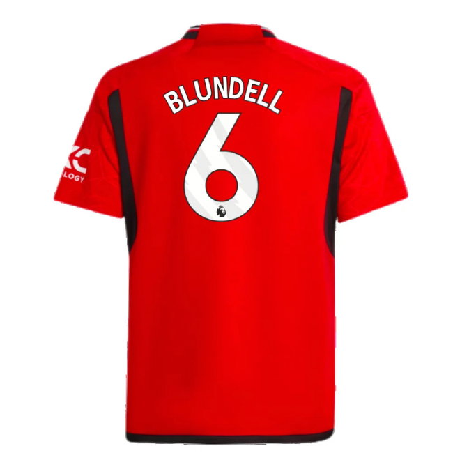2023-2024 Man Utd Home Shirt (Kids) (Blundell 6)