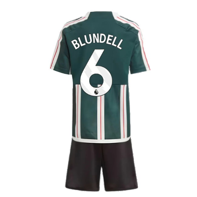 2023-2024 Man Utd Away Mini Kit (Blundell 6)
