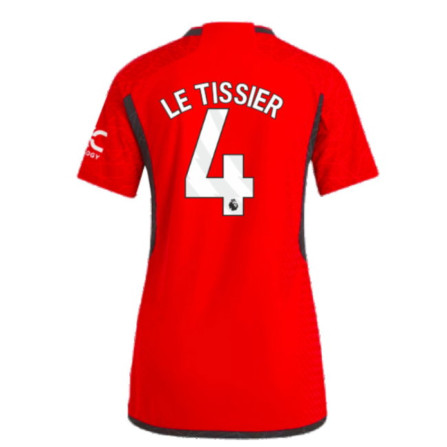 2023-2024 Man Utd Authentic Home Shirt (Ladies) (Le Tissier 4)