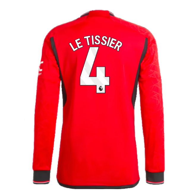 2023-2024 Man Utd Long Sleeve Home Shirt (Le Tissier 4)