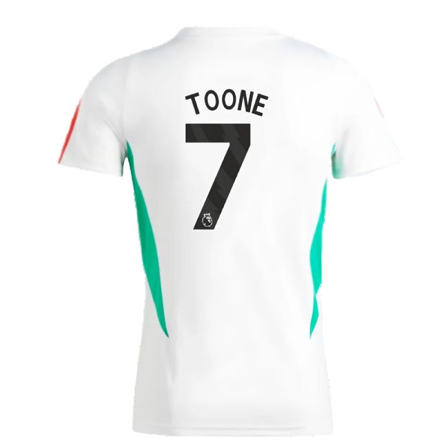 2023-2024 Man Utd Training Jersey (White) - Ladies (Toone 7)
