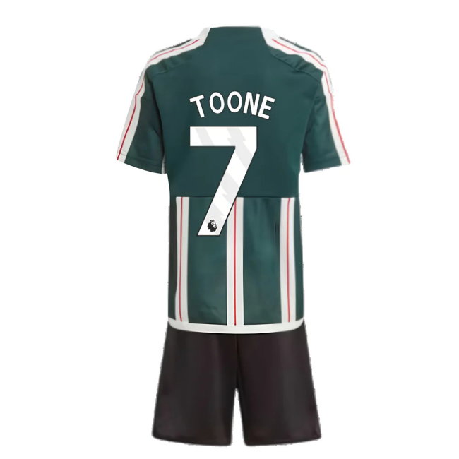 2023-2024 Man Utd Away Mini Kit (Toone 7)