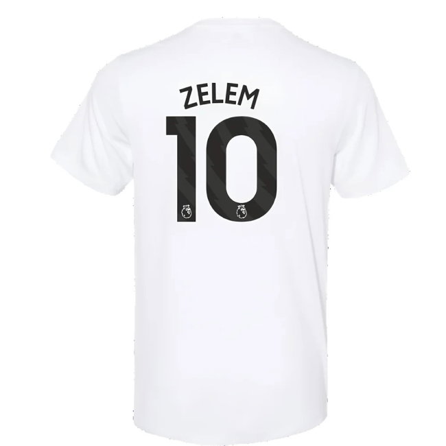 2023-2024 Man Utd Training Tee (White) (Zelem 10)