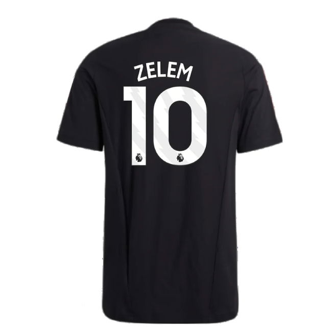 2023-2024 Man Utd Training Tee (Black) (Zelem 10)