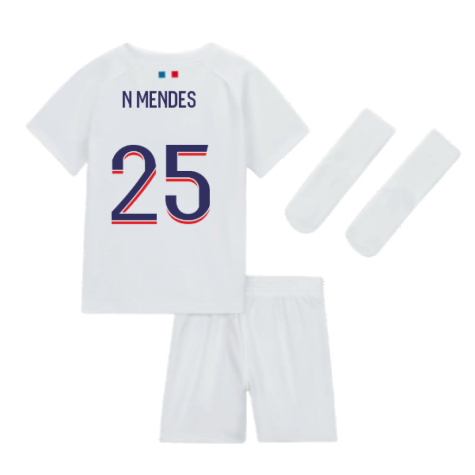 2023-2024 PSG Away Baby Kit (N Mendes 25)