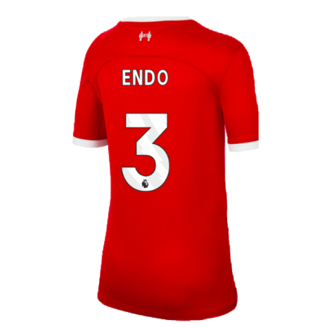 2023-2024 Liverpool Home Shirt (Kids) (Endo 3)
