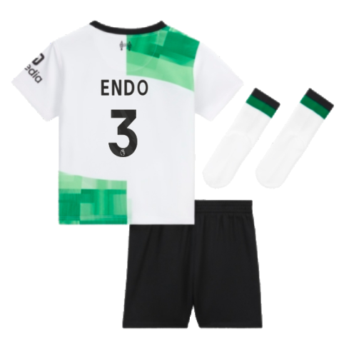 2023-2024 Liverpool Away Little Boys Mini Kit (Endo 3)
