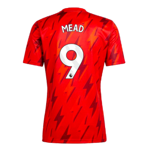2023-2024 Arsenal Pre-Match Shirt (Red) (Mead 9)