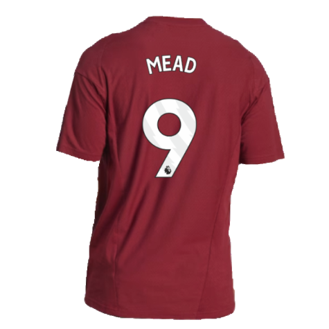 2023-2024 Arsenal Training Tee (Red) (Mead 9)