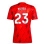 2023-2024 Arsenal Pre-Match Shirt (Red) (Russo 23)