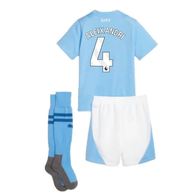 2023-2024 Man City Home Mini Kit (Aleixandri 4)