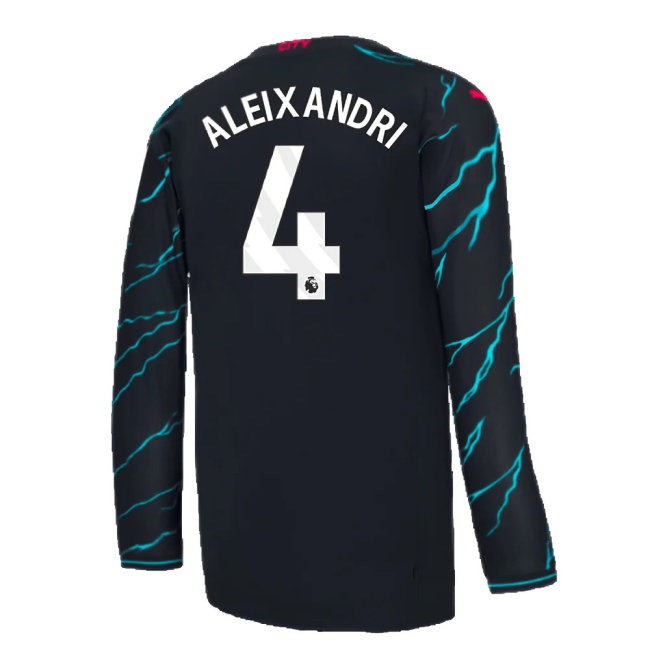 2023-2024 Man City Long Sleeve Third Shirt (Aleixandri 4)