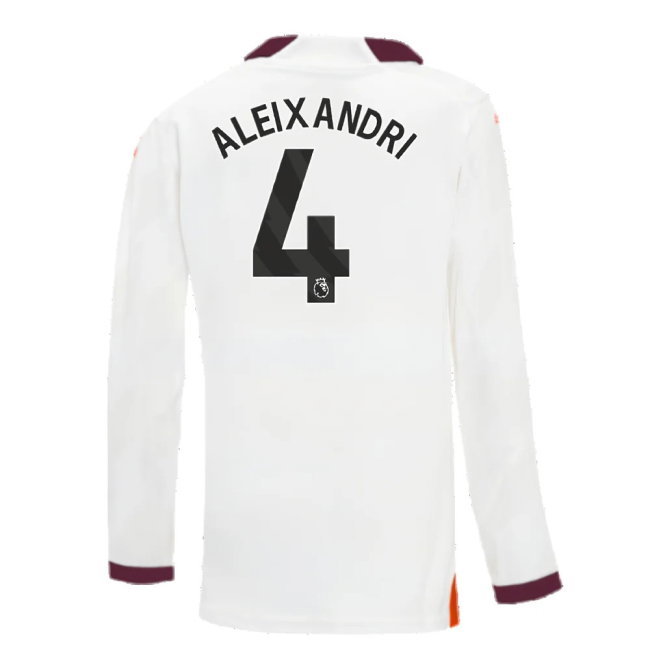 2023-2024 Man City Long Sleeve Away Shirt (Kids) (Aleixandri 4)