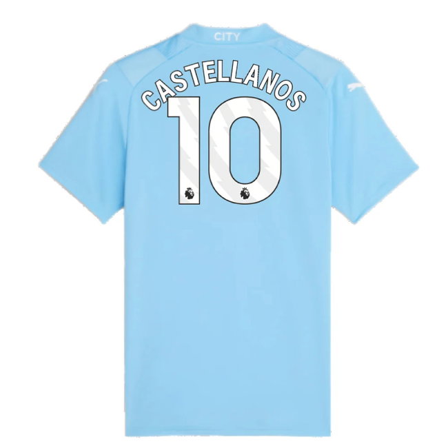 2023-2024 Man City Home Shirt (Ladies) (Castellanos 10)