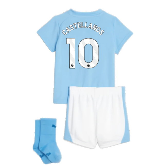 2023-2024 Man City Home Baby Kit (Castellanos 10)