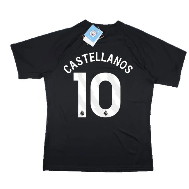 2023-2024 Man City Pre-Match Jersey (Dark Navy) (Castellanos 10)