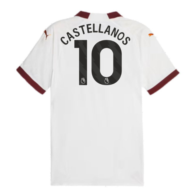 2023-2024 Man City Authentic Away Shirt (Castellanos 10)