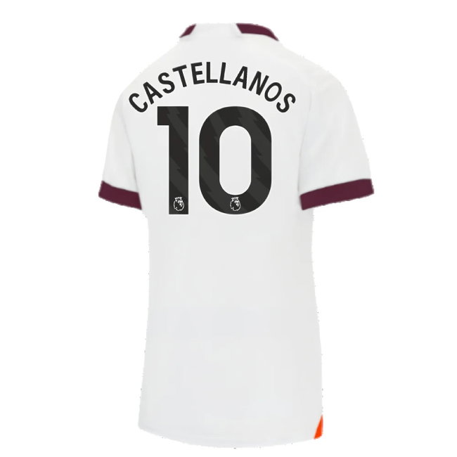 2023-2024 Man City Away Shirt (Ladies) (Castellanos 10)