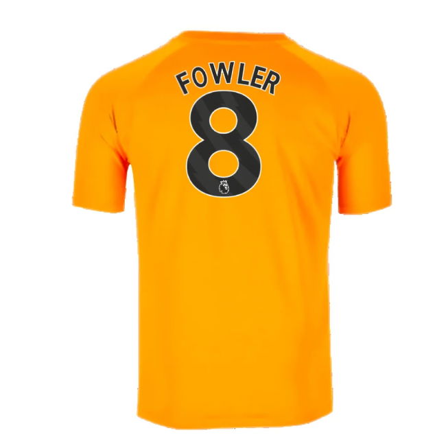 2023-2024 Man City Pre-Match Jersey (Orange) (Fowler 8)