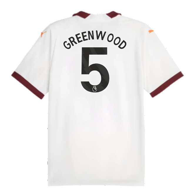 2023-2024 Man City Away Shirt (Greenwood 5)