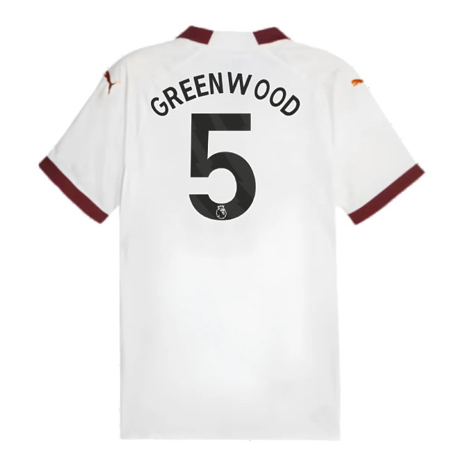 2023-2024 Man City Authentic Away Shirt (Greenwood 5)