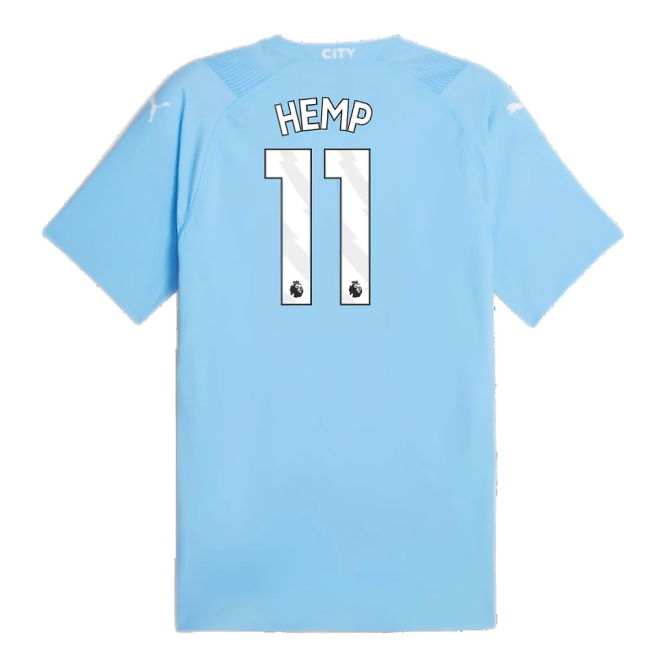 2023-2024 Man City Authentic Home Shirt (Hemp 11)