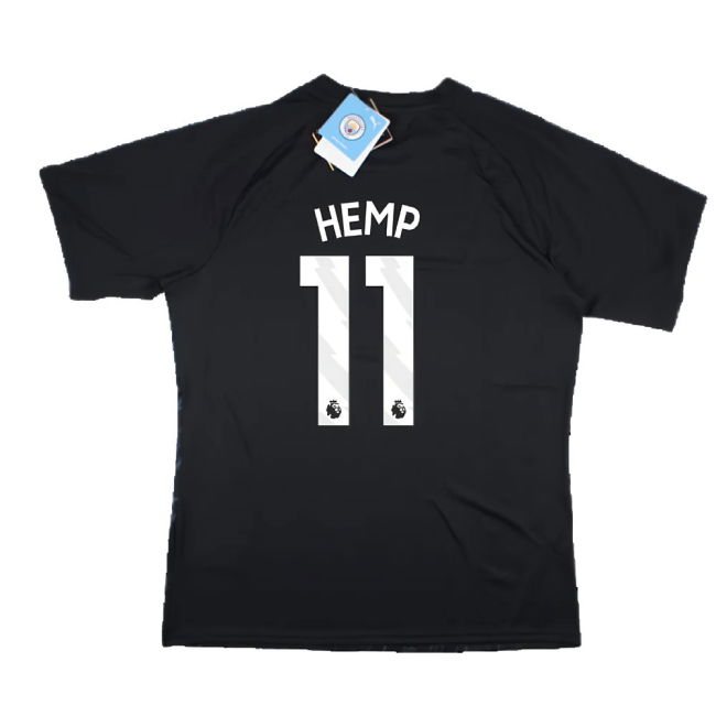 2023-2024 Man City Pre-Match Jersey (Dark Navy) (Hemp 11)